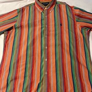 Ralph Lauren Vintage XL Golf Line Button Up Dress Shirt